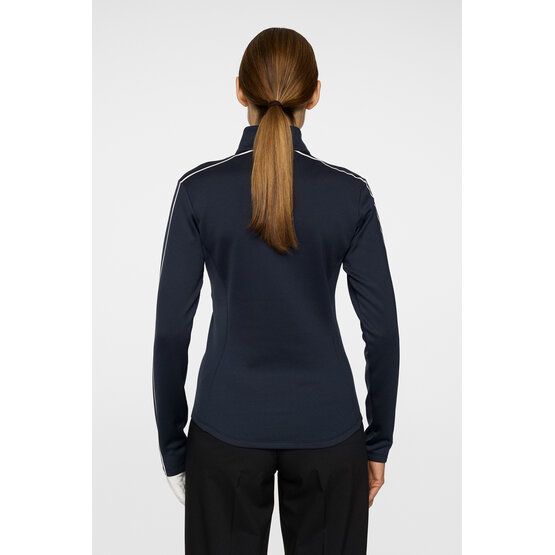 J.Lindeberg Nefe Quarter Zip Stretch Midlayer navy von J.LINDEBERG