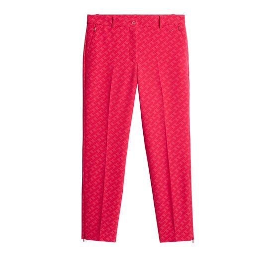 J.Lindeberg Pia Bridge Pant 7/8 Hose pink von J.LINDEBERG