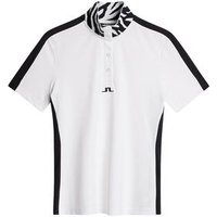 J.Lindeberg Pip Golf GH Halbarm Polo weiß von J.LINDEBERG