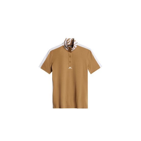 J.Lindeberg Pip Halbarm Polo camel von J.LINDEBERG