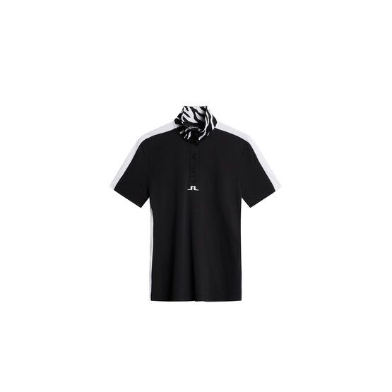 J.Lindeberg Pip Halbarm Polo schwarz von J.LINDEBERG