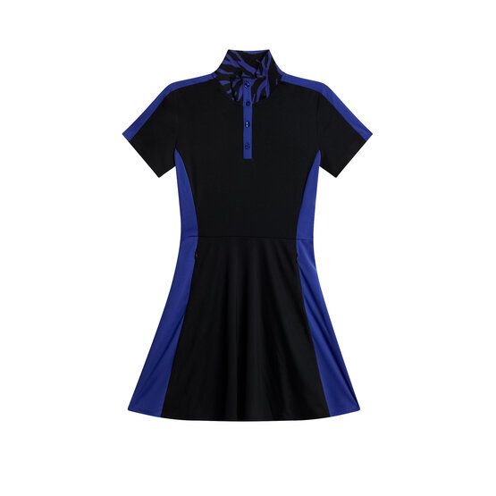 J.Lindeberg Piper Golf Dress GH Halbarm Kleid schwarz von J.LINDEBERG