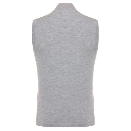 J.Lindeberg Rodger Pullunder Strick hellgrau melange von J.LINDEBERG