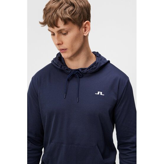 J.Lindeberg Roland Hood Stretch Midlayer navy von J.LINDEBERG