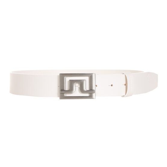 J.Lindeberg SLATER 40 PRO LEATHER BELT Gürtel weiß von J.LINDEBERG