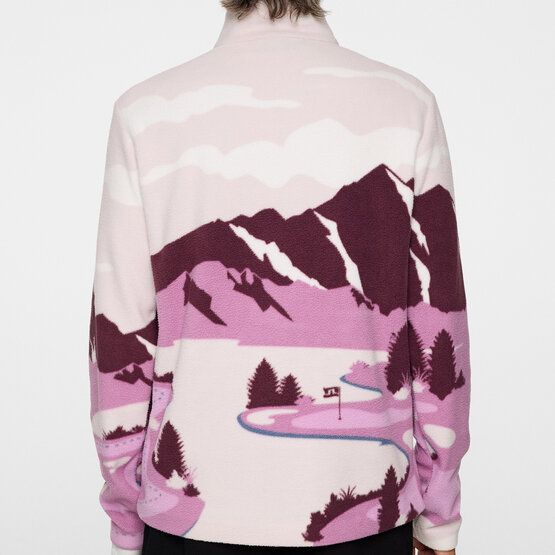 J.Lindeberg Sammie Pile Jacket Fleece Midlayer beere J.Lindeberg Sammie Pile Jacket Fleece Midlayer beere von J.LINDEBERG