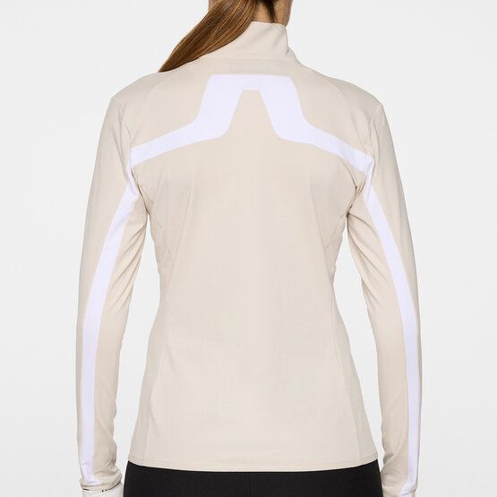 J.Lindeberg Seasonal Janice Mid Layer Stretch Jacke sand von J.LINDEBERG
