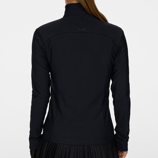 J.Lindeberg Taylor Zip Mid Layer Stretch Jacke schwarz von J.LINDEBERG