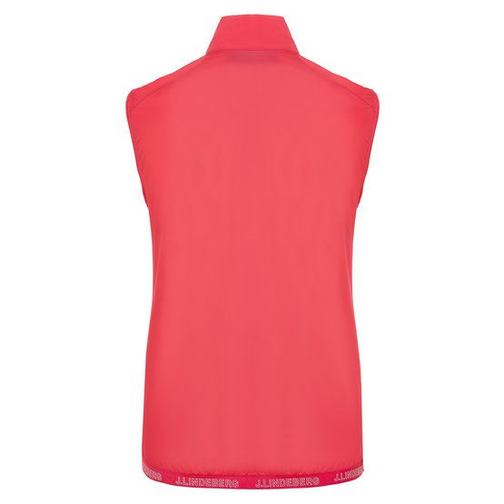 J.Lindeberg Tenley Vest Windstopp Weste pink von J.LINDEBERG