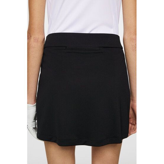 J.Lindeberg Thea Mid Skirt kurz Skort schwarz von J.LINDEBERG