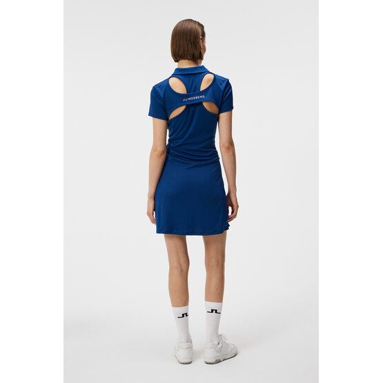 J.Lindeberg Tinsley Dress Halbarm Kleid blau von J.LINDEBERG