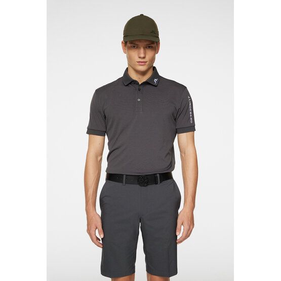 J.Lindeberg Tour Tech Reg Fit Halbarm Polo anthrazit J.Lindeberg Tour Tech Reg Fit Halbarm Polo anthrazit von J.LINDEBERG