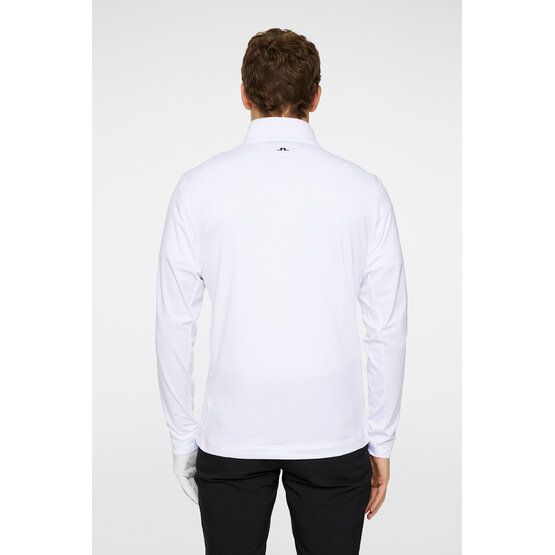 J.Lindeberg Tour Tech Stretch Midlayer weiß von J.LINDEBERG