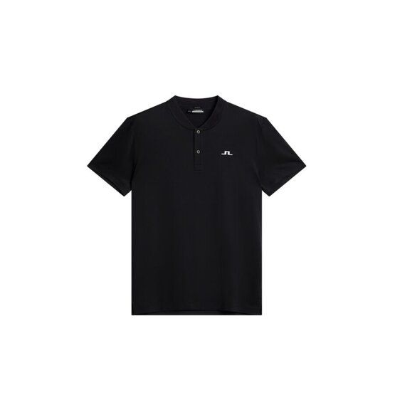 J.Lindeberg Wince Reg Fit Halbarm Polo schwarz von J.LINDEBERG