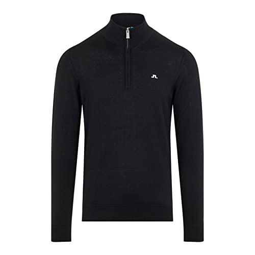 J. Lindeberg Golf Herren Sweatshirt Pullover Langarm Schwarz XL von J. Lindeberg