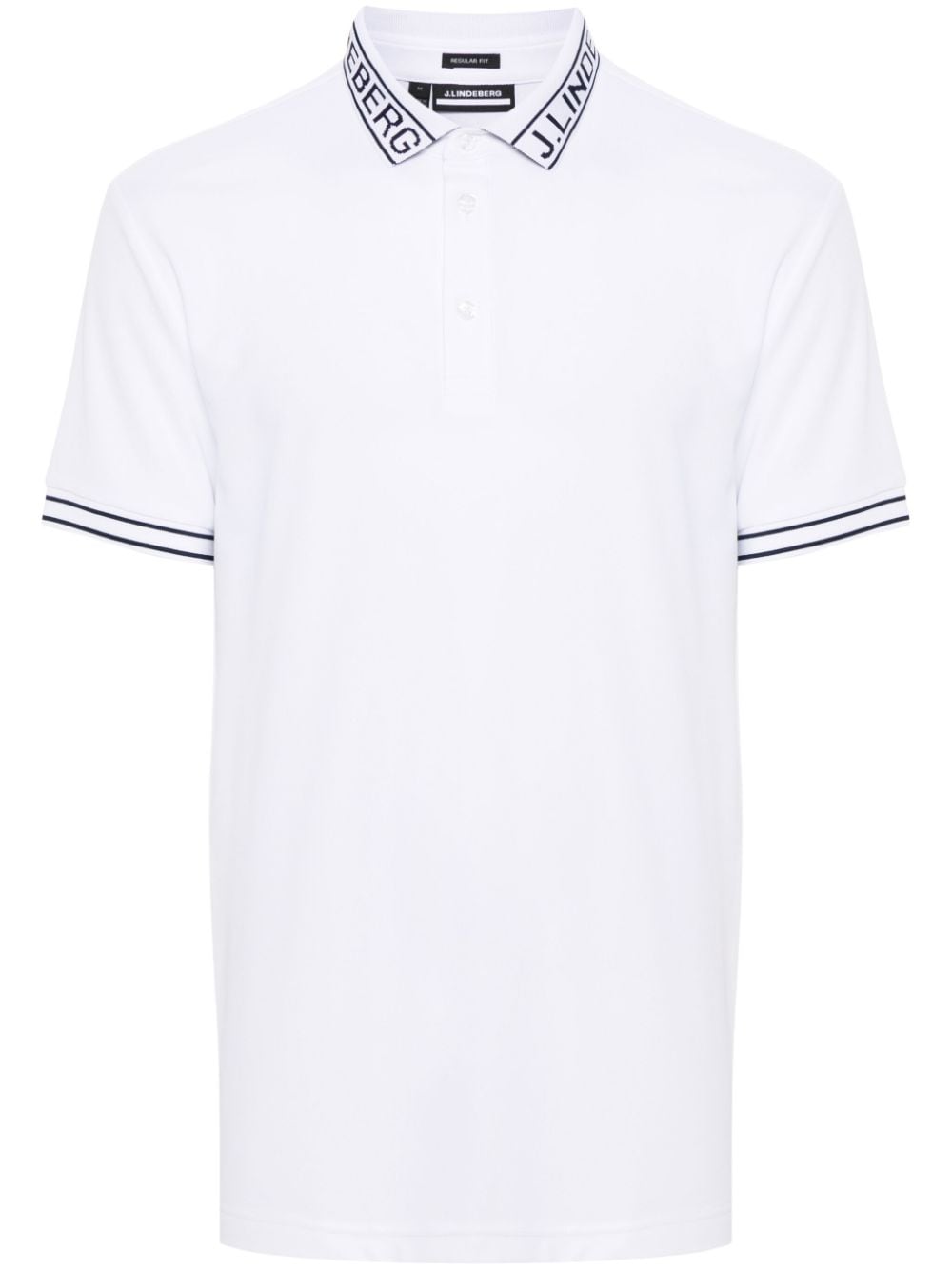 J.Lindeberg Austin Pikee-Poloshirt - Weiß von J.Lindeberg
