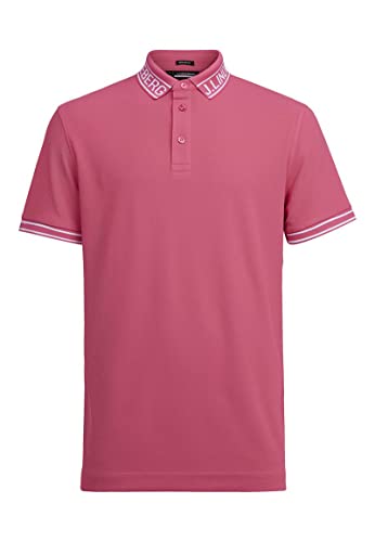 J.Lindeberg Herren Austin Polo Shirt S22 M pink von J.Lindeberg