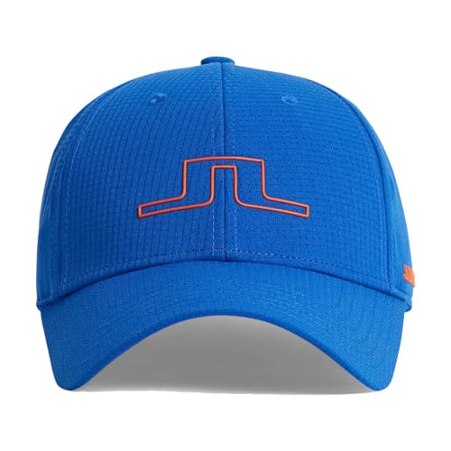 J.Lindeberg Herren Caden belüftete leichte Golfkappe - Nautisches Blau J.Lindeberg Herren Caden belüftete leichte Golfkappe - Nautisches Blau von J.Lindeberg