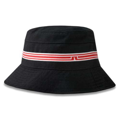 J.Lindeberg Herren-Golf-Eimerhut Denver Strip aus Stretchstoff - Schwarz J.Lindeberg Herren-Golf-Eimerhut Denver Strip aus Stretchstoff - Schwarz von J.Lindeberg