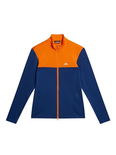 J.Lindeberg M Banks Mid Layer Blau-Orange - Warme komfortabler Herren Midlayer Jacke, Größe M - Farbe Estate Blue J.Lindeberg M Banks Mid Layer Blau-Orange - Warme komfortabler Herren Midlayer Jacke, Größe M - Farbe Estate Blue von J.Lindeberg
