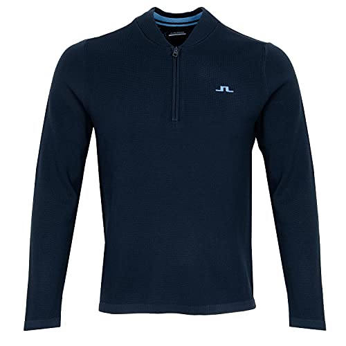 J.Lindeberg Male Pullover Bevin SJL Navy von J.Lindeberg