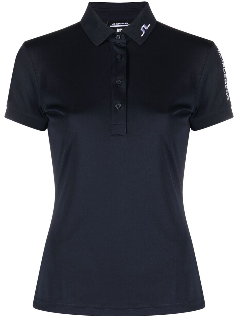 J.Lindeberg Poloshirt mit Logo-Stickerei - Blau von J.Lindeberg