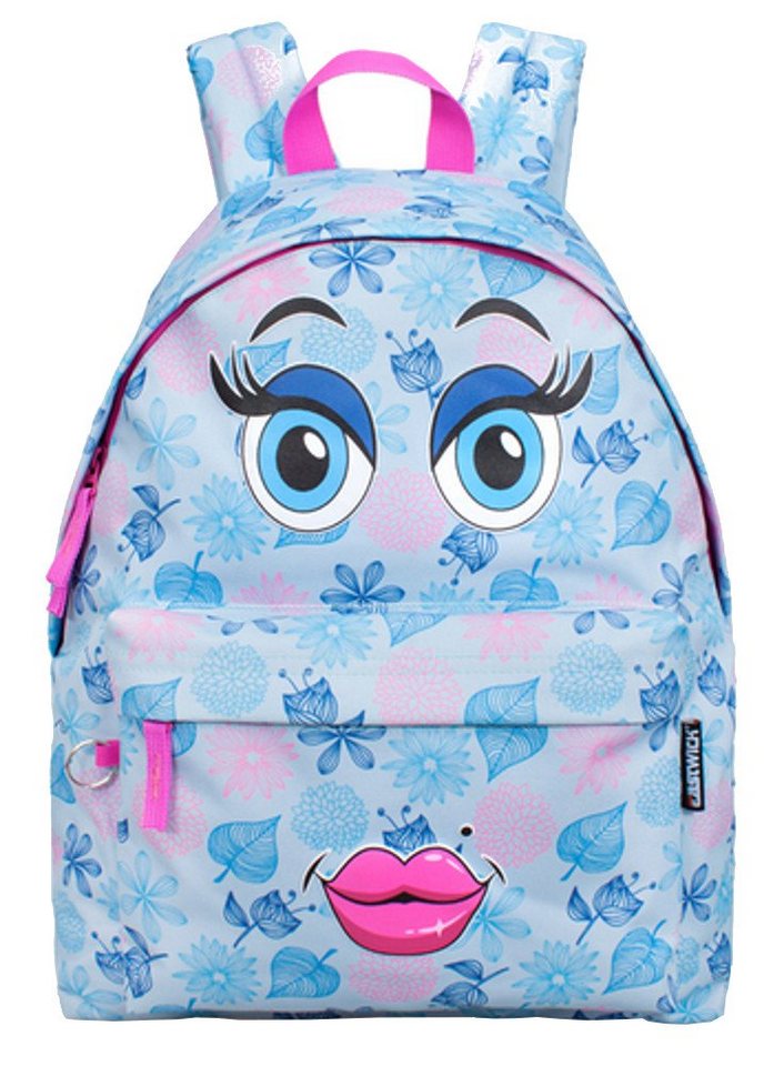 J.M. Inacio Freizeitrucksack Rucksack Motiv Face Gesicht Lippen Kiss Tasche Schultasche Schule J.M. Inacio Freizeitrucksack Rucksack Motiv Face Gesicht Lippen Kiss Tasche Schultasche Schule von J.M. Inacio