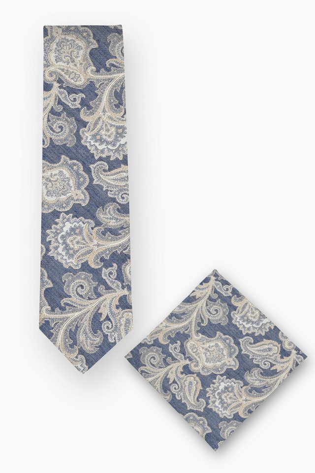 J.Ploenes Krawatte KRAWATTE + TUCH IN BOX 77%SE 23%VI 002 von J.Ploenes