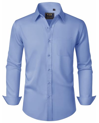 J.VER Hemden Herren Langarm Graublau Modern Fit Freizeithemden Bügelleichtes Businesshemd Unifarben Langarmshirt 2XL J.VER Hemden Herren Langarm Graublau Modern Fit Freizeithemden Bügelleichtes Businesshemd Unifarben Langarmshirt 2XL von J.VER