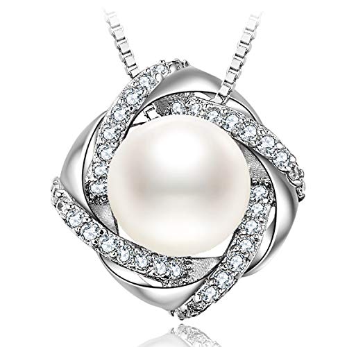 J.Vénus Damen Schmuck, Damen Kette, 925 Sterling Silber mit 5A Zirkonia, Weihnachtsgeschenke, Allergenfrei Nickelfrei, Kommt in Eleganten Geschenk-Box von J.Vénus