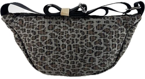 J26 Leopard Muster Stoff Tasche Gürteltasche Crossbody Bauchtasche Umhängetasche Leo (Muster B#4) von J26