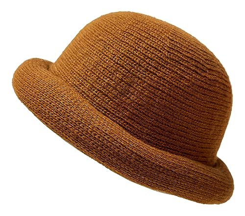 J26 Unisex Pork Pie Hut Odenton Damen Herren Sonnenschutz Musikerhut Boston Frühling (Camel) von J26