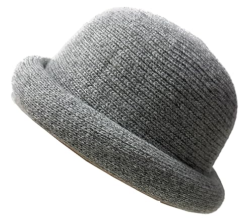 J26 Unisex Pork Pie Hut Odenton Damen Herren Sonnenschutz Musikerhut Boston Frühling (Hellgrau) von J26