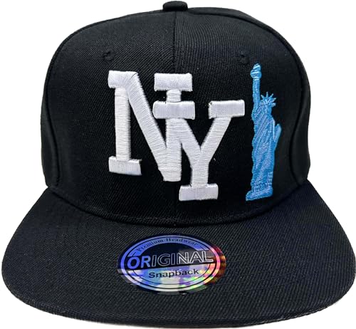 Snapback USA Cap Teenie Kappe Basecap Mütze Trucker Cappy Sport NY Teenie Grafiti Style (NY SL Black) von J26