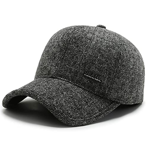 JA DENGIOR Basecap Herren Winter mit Ausklappbarem Ohrenschutz,Wintermütze Unisex Baseballmütze,Wintercap Herrencap Herbst/Winter Weichem Innenfutter Schirmmütze Outdoor Cap Herren JA DENGIOR Basecap Herren Winter mit Ausklappbarem Ohrenschutz,Wintermütze Unisex Baseballmütze,Wintercap Herrencap Herbst/Winter Weichem Innenfutter Schirmmütze Outdoor Cap Herren von JA DENGIOR