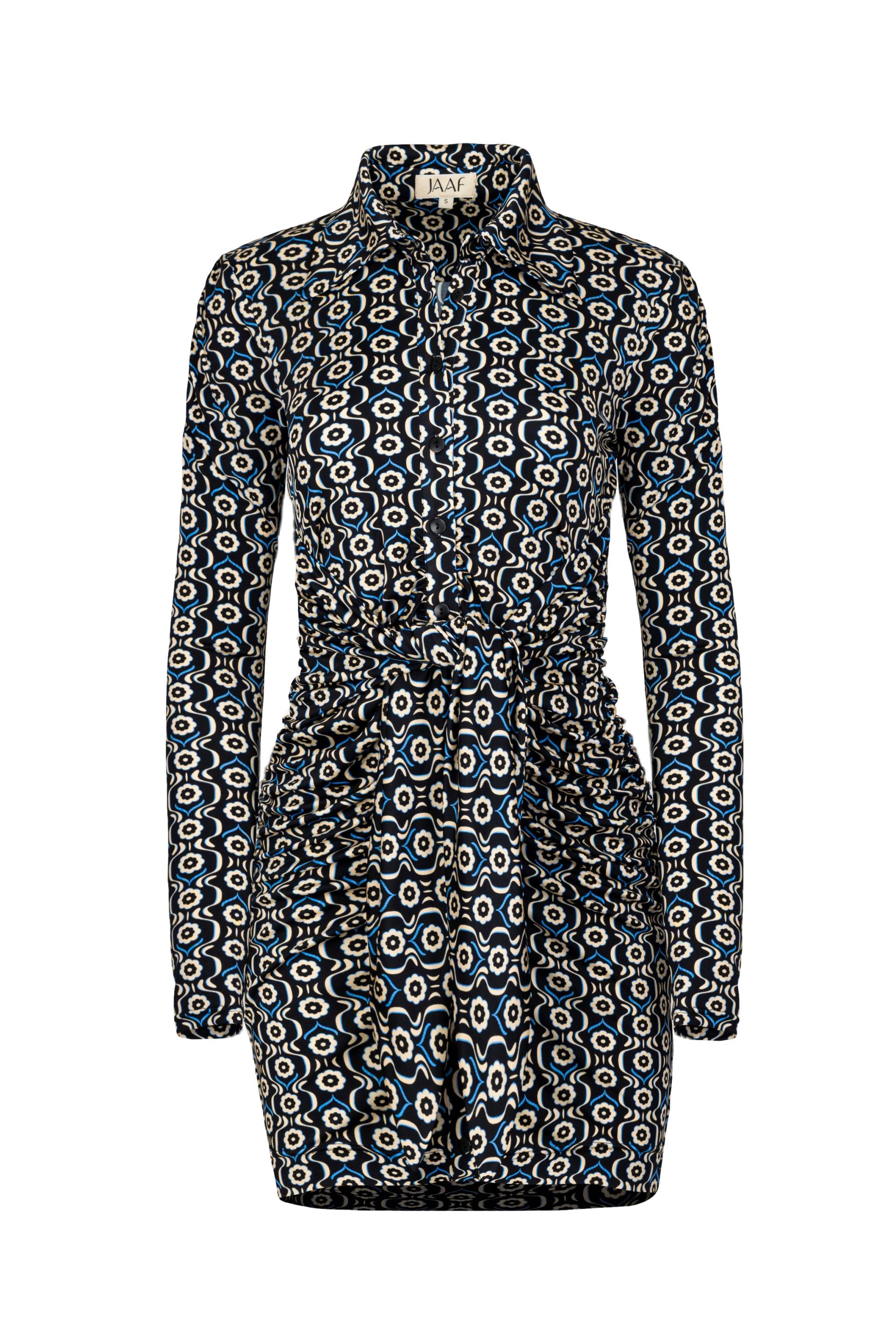 Long sleeve stretch-jersey dress in Daisy Print von JAAF