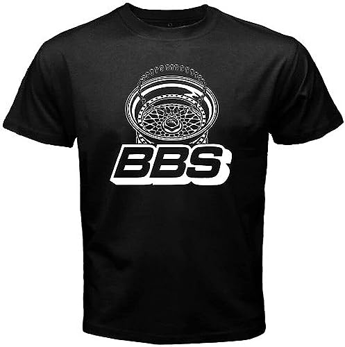 BBS Racing Gear Tuner Logo Men's Black T-Shirt Hemden(3X-Large) von JAAXION