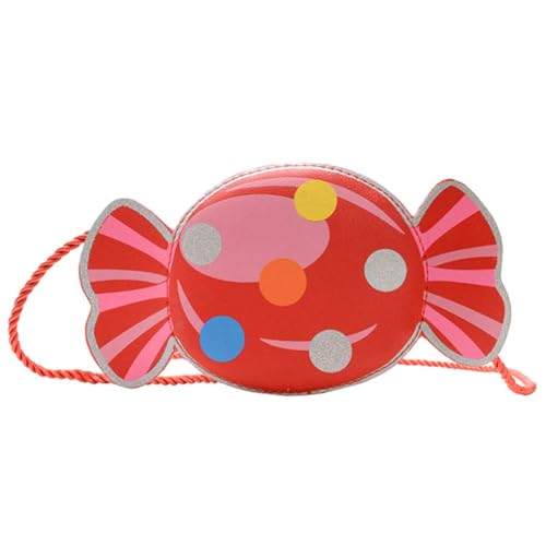 1stk Süßigkeits-umhängetasche Taschenschirm Schultertasche Beutel in Bonbonform Mini-geldbörse in Bonbonform Handytaschen Für Damen Crossbody Lustige Geldbörsen Kind Pu Mädchen (Verrotten) von JABALUX