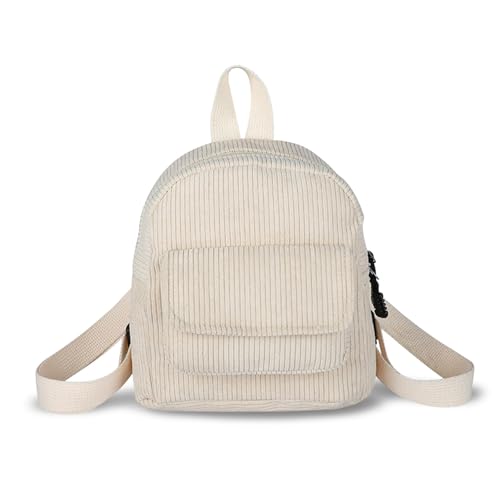 JABALUX Frauen Mode Rucksäcke, Cord Mini Rucksack Geldbörse Kleine Rucksäcke für Frauen und Mädchen, stilvolle Frauen Rucksack für Dating, Arbeiten von JABALUX