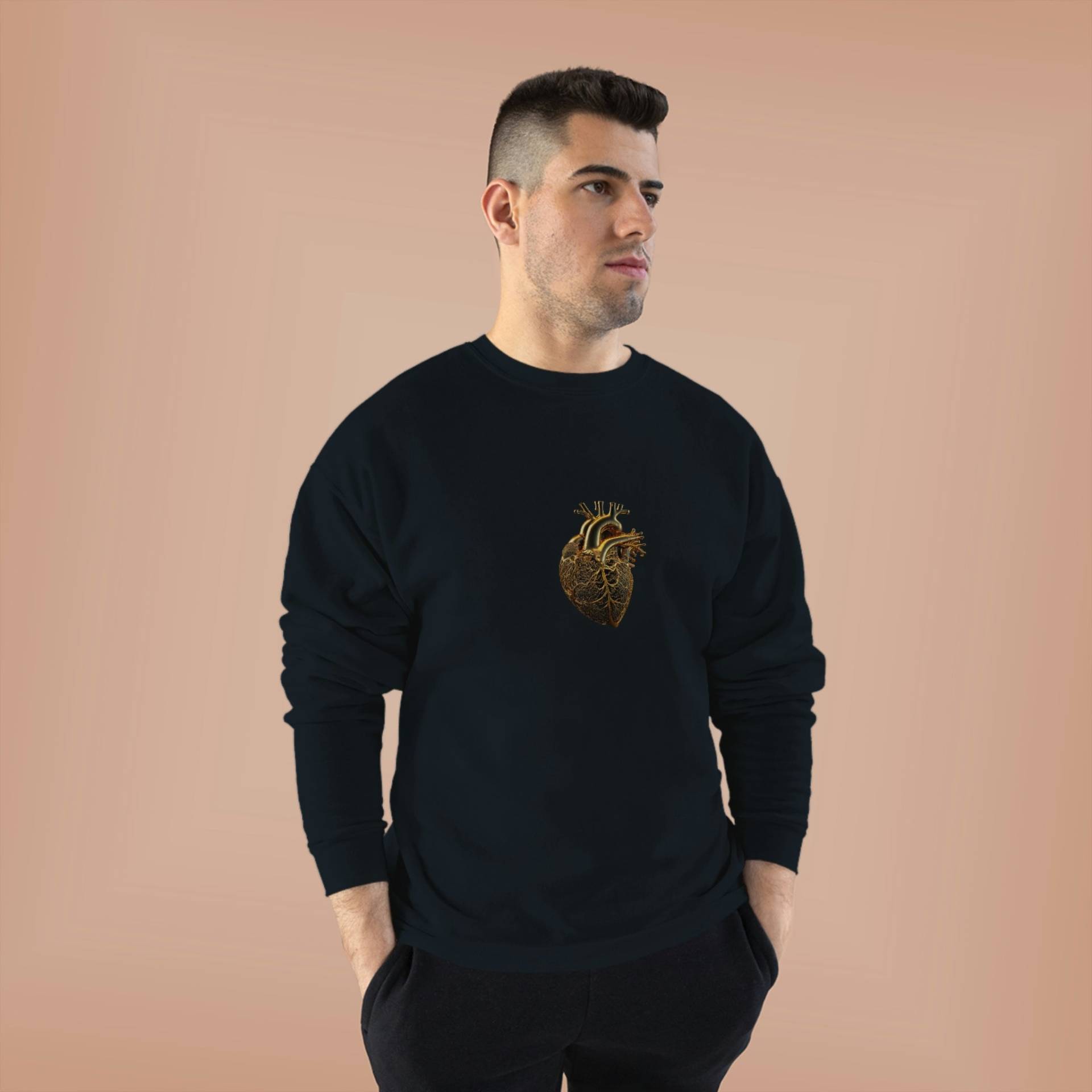 Unisex Ecosmart® Crewneck Sweatshirt Herz von JABCOLLAB