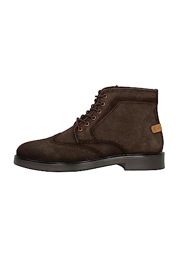 JABER Herren Brogue-Stiefeletten, BRAUN, 41 EU von JABER