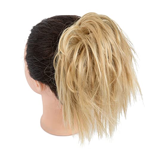 Perücke Frauen Lederband Perückenring Hühnernest Haarring Haarbeutel chaotisch flauschig lockiges Haar Haar Haarknoten (Color : 9, Size : 1) von JABSY