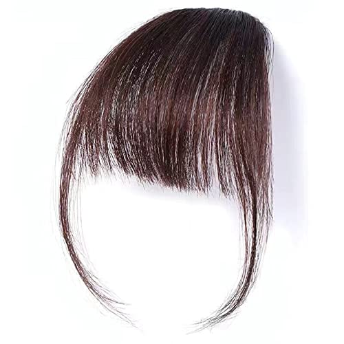 Pony Perücke Frauen Wolle Rolle Air Bangs Perücke Stück natürliche Simulation Haar flauschig kleines Volumen Stirn gefälschte Fransen Stück (Color : 3, Size : 1) von JABSY