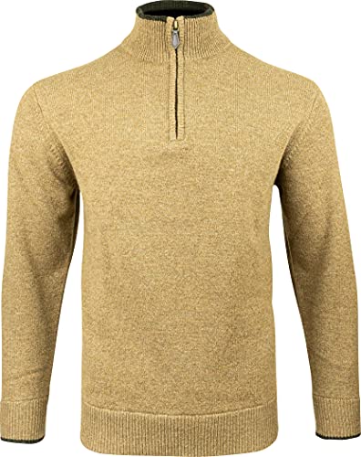 JACK PYKE Ashcombe - Strickpullover mit Reißverschluss - 100% Lammwolle - Beigebraun - M JACK PYKE Ashcombe - Strickpullover mit Reißverschluss - 100% Lammwolle - Beigebraun - M von JACK PYKE