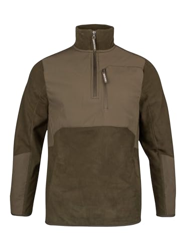 JACK PYKE Rannock Fleecepullover, dark olive, M von JACK PYKE