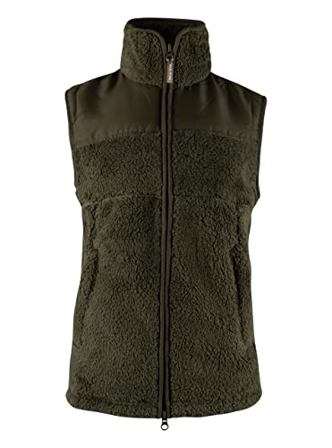 JACK PYKE Sherpa-Fleece-Weste, dark olive, XL von JACK PYKE