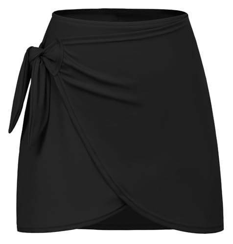 JACK SMITH Damen Sportrock Shorts Wandern Sportrock Hose Mini Laufrock Schwarz M von JACK SMITH