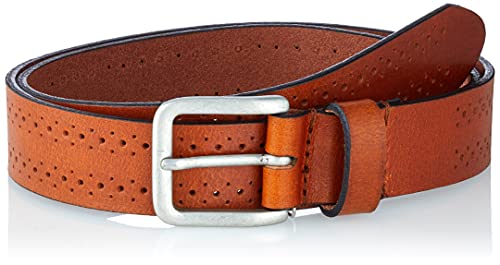 JACK&JONES ACCESSORIES Herren JACNICK Leather Belt Gürtel, Cognac, 90 von JACK&JONES ACCESSORIES