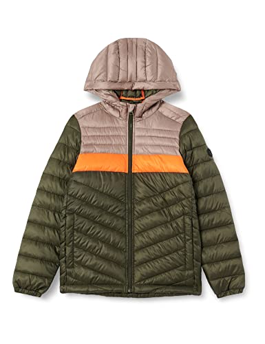 JACK&JONES JUNIOR Boy's JJEHERO Puffer Hood NOOS JNR Jacket, Exuberance, 164 von JACK & JONES