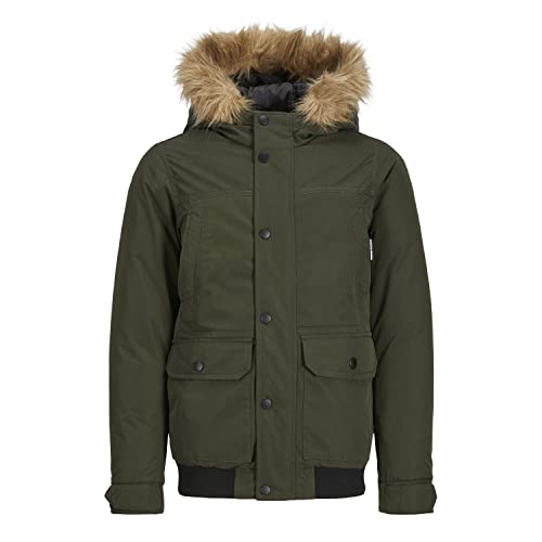 JACK&JONES JUNIOR Boy's JJWINNER Bomber JNR Jacket, Rosin, 140 von JACK&JONES JUNIOR